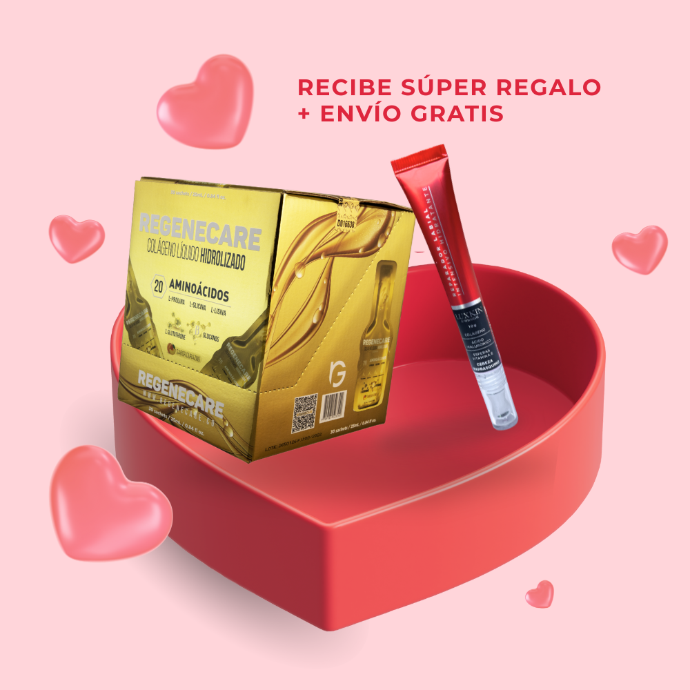 COLÁGENO DORADO EN SACHET + REPARADOR LABIAL CEREZA MARRASQUINO