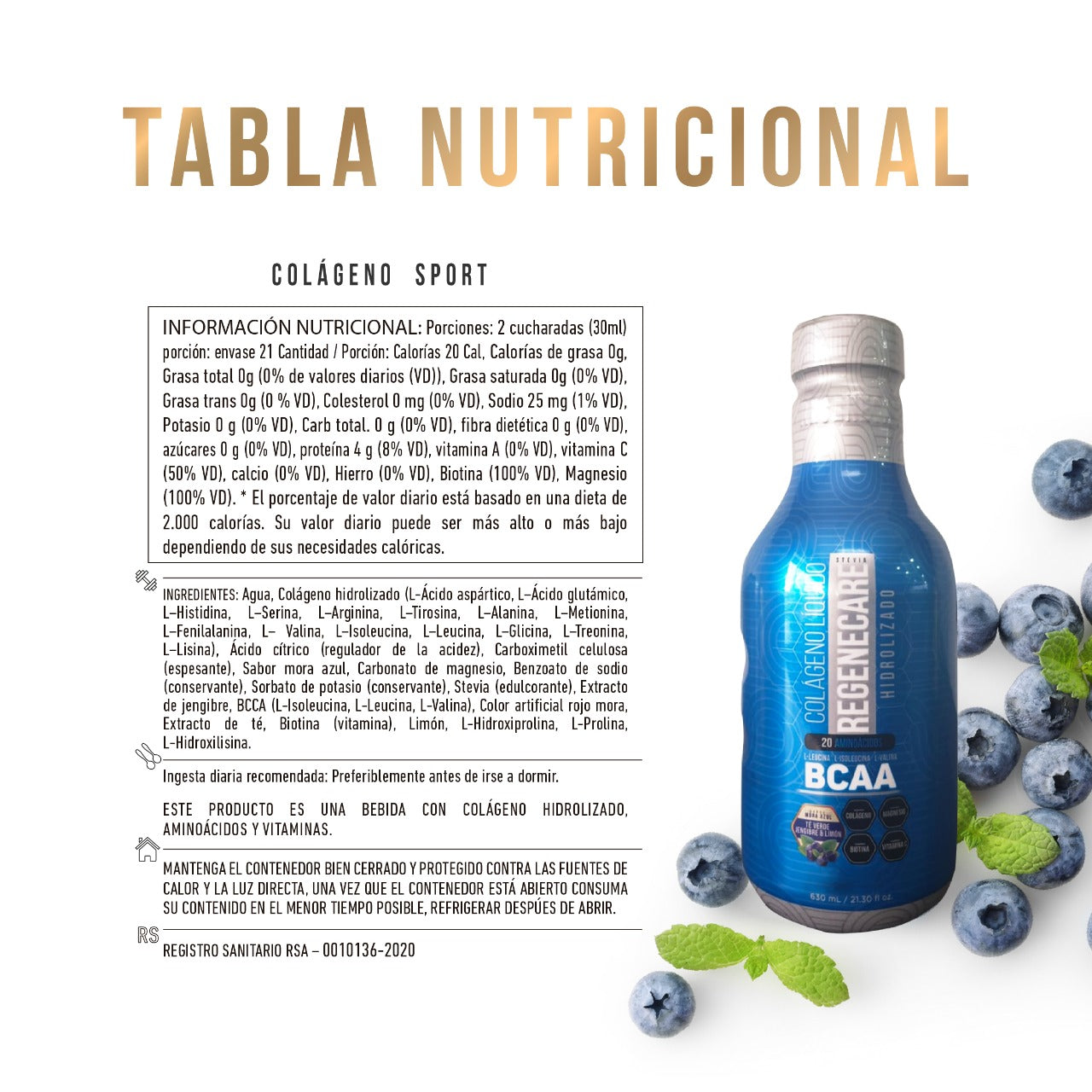 Colageno Botella Sport