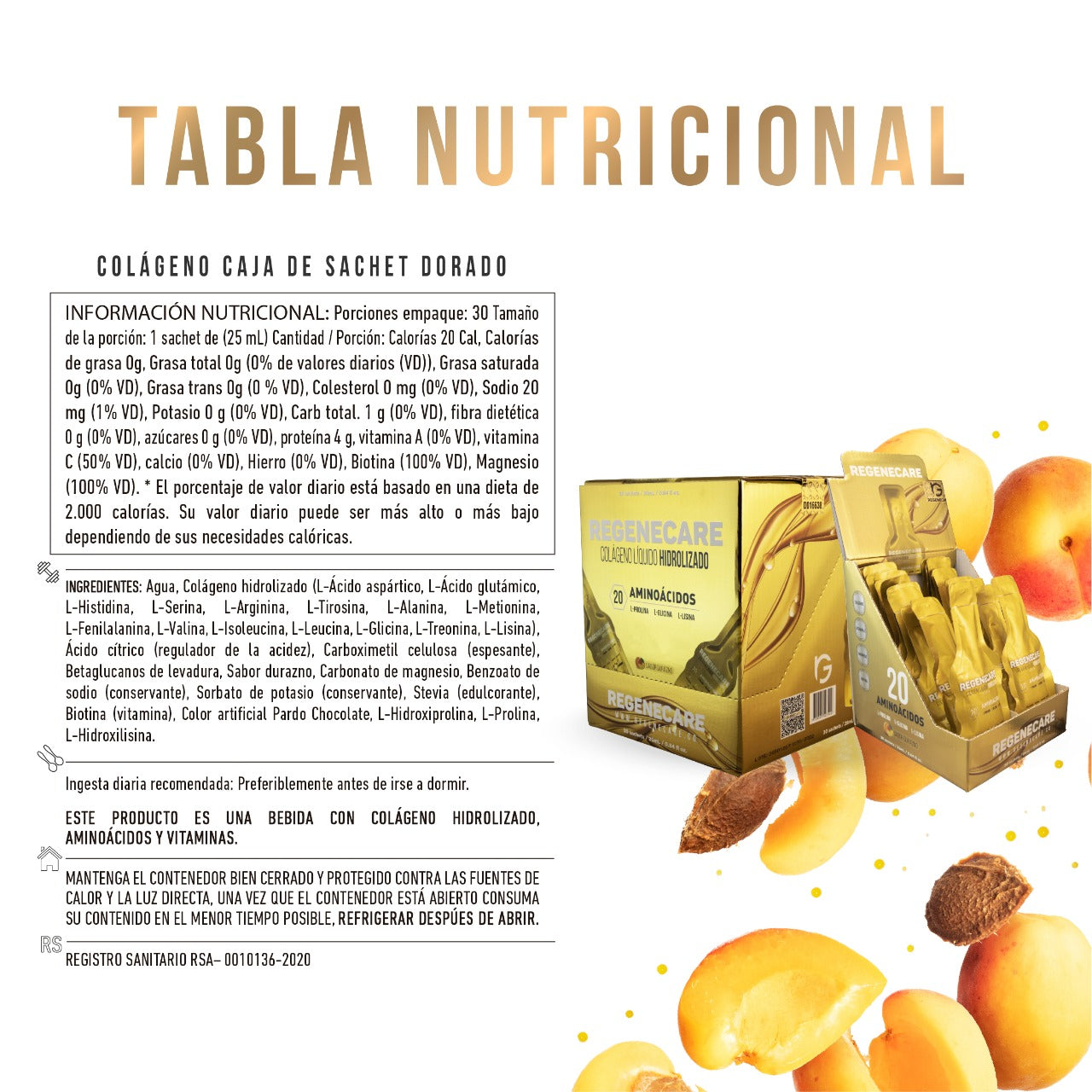 Colágeno Sachet Dorado