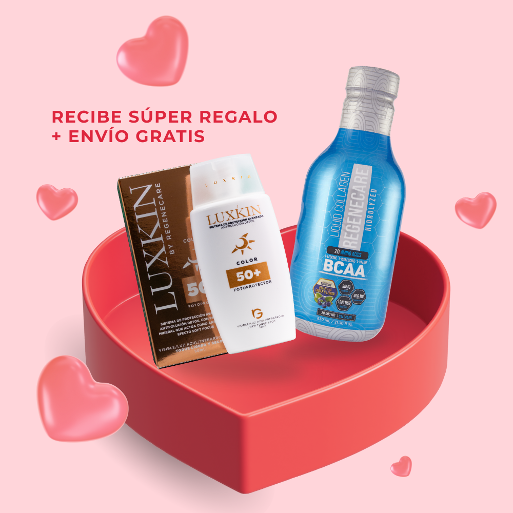 COLÁGENO SPORT BOTELLA + BLOQUEADOR SOLAR COLOR + SÚPER REGALO