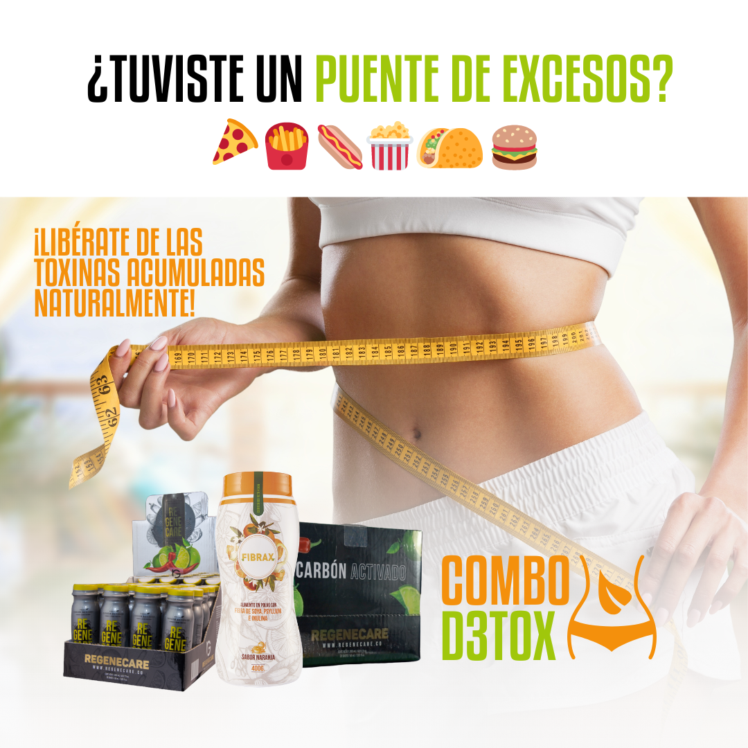 Combo Detox💯FIBRAX+CARBÓN ACTIVADO